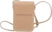 TEHAUX Crossbody Phone Pouch Retro Vertical PU Cell Phone Wallet Bag for Everyday Use Stylish and Durable Handbag for Casual and Formal Occasions