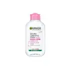2 PC Garnier Skin Naturals , Cleansing Water ( 125 ML ) Removes 100% of Makeup