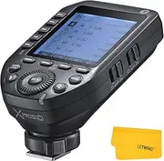 [GODOX] XProII-C XProII TTL Wireless Flash Trigger Transmitter for Canon, 2.4G HSS 1/8000S Bluetooth Connection Large Screen New Hotshoe Locking 16 Groups & 32 Channels, Compatible for Canon EOS Cameras