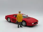1:18 Enzo Ferrari Figure For BBR MR CMC Hot F40 250 GTO TR 330 P4 Testarossa La