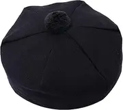 [Kilt Emporium] Scottish Tam Hat Traditional Tam O Shanter Hat Men Caps with Pompom Classic Scottish Caps for Men