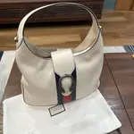 GUCCI 古馳 托特包 446687 HOBO系列 GG CANVAS 帆布 HEAD 老虎 日本直送 二手