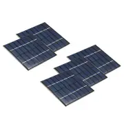 5Pcs 7V 120mA Poly Mini Solar Panel Module DIY for Phone Toy Charger 110mmx110mm