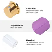 Refillable Perfume Atomizer Bottle Aluminum Portable Empty Perfume Spray Bot SPG