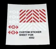 Custom Decal for 4552 Replacement Stickers