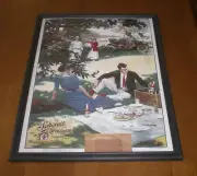 ADAM SCHEIDT BREWING CO. FRAMED 11x14 COLOR AD PRINT - NORRISTOWN, PA.