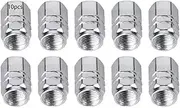 Tire Stem Valve Caps Wheel Aluminum Valve Covers Car Dustproof Tire Cap，10 Pack