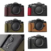 Genuine Leather Handmade Camera Handle Half Case Bag Cover For Nikon ZF Camera