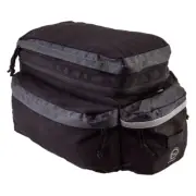 Sunlite Utili-T Rack bag II Expandable Black/Grey 14.5x9.5x8in Hook and Loop