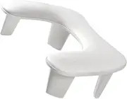 Beaupretty U-shaped Nail Arm Rest Cushion Ergonomic Pu Hand Rest for Nail Technicians Tilt for Comfort for Manicures and Art Easy to Clean
