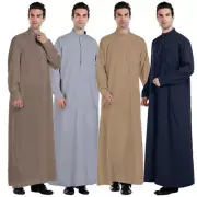 Kaftan Men Saudi Muslim Abaya Thoub Thobe Dishdasha Jubah Caftan Islamic Robe