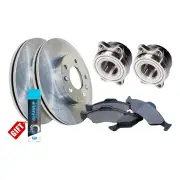 Rear Wheel Bearing Hub Ass Rotor Pad Kit for Subaru Liberty BP BP5 2004 180mm