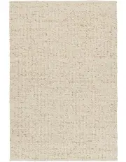 [Miss Amara] Indya Marbled Chunky Wool Rug in Cream/Beige
