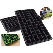10Pcs 72Hole Seedling Starter Tray Seed Germination Grow Box Nursery Plant Propagation