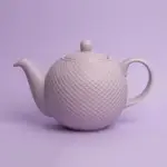 《LONDON POTTERY》GLOBE陶製茶壺(格紋紫900ML) | 泡茶 下午茶 茶具