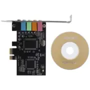 5.1 Internal Sound Card for with Low Profile Bracket, 3D Stereo PCI-E, CMI8 N3X2