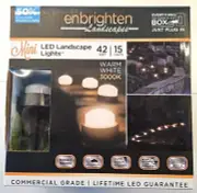 Jasco Enbrighten 13W White Light Line Voltage Plug-in LED Outdoor Path Light Kit