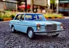 NOREV 1/18 BENZ 200 1968 Diecast Model Car Toys Hobby gifts Display Light Blue