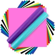 Matte Permanent Vinyl for Cricut - 14 Pack 12" X 12" Permanent Vinyl Bundle