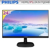 【小波電腦 】PHILIPS 243V7QDAB 24型IPS寬螢幕