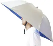 37" Umbrella Hat – Hands-Free Sunshade Cap – UV Protection for Fishing, Golf