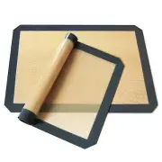 Betus Silicone Baking Mat - Food Bakeware Non-Stick Pastry Sheet Mat - 2 Pack