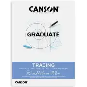 Canson Graduate Series Tracing Pad 9"X12"-20 Sheets (Pack of 1)