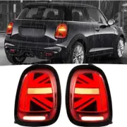For Mini Cooper F55 F56 F57 2014-2023 Union Jack Rear Lamp Pair LED Tail lights (for: Mini)