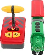 BESPORTBLE Electric Train Set for Vintage Simulation Train Model with Tracks Battery Operated Locomotive Birthday Present for Boys Enhances Imagination and Skills