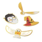 ~ Harry Potter Magnets Pack of 4 ~ Hedwig ~ Sorting Hat ~ Golden Snitch ~