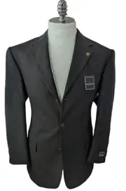 Daniel Hechter Paris Mens Jacket Brown Cashmere Lambswool Sport Coat US size 42R