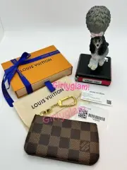 BNIB Louis Vuitton Key Pouch Cles Damier Ebene N62658