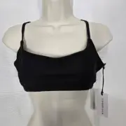 WeWoreWhat Black Cami Bra Top Medium