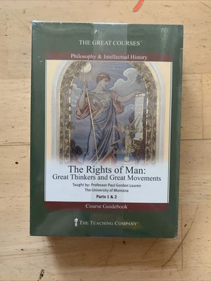 The Great Courses: Rights of Man Great Thinkers & Movements Parts 1 & 2 Book CDs