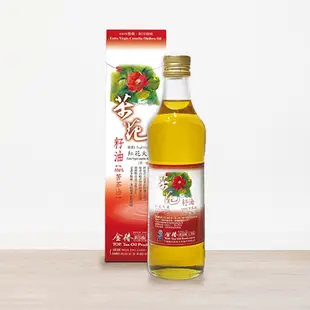 金椿茶油工坊 紅花大菓(苦茶油)、金花小菓(苦茶油)、茶葉綠菓 500ml