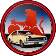 LARGE Holden Monaro GTS Bar Garage Wall Light Sign RED Neon
