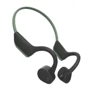 [bluetooth 5.0] J20 Bone Conduction Wireless Earphone Quick Charging IP56 Waterproof Sport Stereo Headset with Mic GREEN COLOR