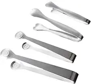 Snail Clip Tongs for Sandwiches Stainless Steel Ice Tongs Mini Clamp for Party Home