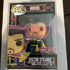 Funko Pop! Doctor Strange #651 Black Light Target Exclusive + Protector NIB