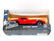 Fast & Furious Lettys Red Chevy Corvette 1:24 Diecast | 2017 Officially Licensed
