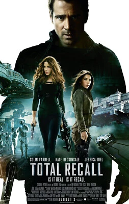 TOTAL RECALL MOVIE POSTER 2 Sided ORIGINAL FINAL 27x40 COLIN FARRELL