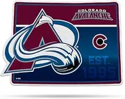 Rico Industries NHL Colorado Avalanche State Shape Shape Cut Pennant - Home and Living Room Décor - Soft Felt EZ to Hang