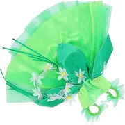 1 Set Tulle Skirt Costume Nature Inspired Fairy Outfit for Whimsical Design for Holiday Parties Versatile Use for Stage Performances and Cosplay Events Comfortable Fit