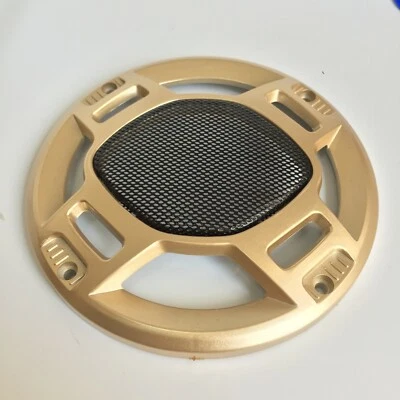 5" ABS Gold Speaker Cover Metal Mesh Grill All in One For Car Audio DJ PA Speake