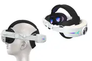 Head Strap for Meta Quest 3 VR Headset with 8000mAh Battery Pack-Multicolor