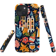For iPhone 15 Plus Tough Protective Cover, Summer Fun