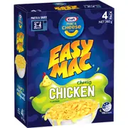 Kraft Easy Mac & Cheese Macaroni Pasta Cheesy Chicken Noodles 280g