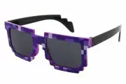 grinderPUNCH KIDS Children's 8-Bit Pixel Retro Novelty Gamer Sunglasses Ages 4+