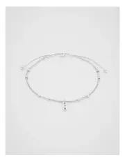 [Seed Heritage] R Letter Chains Bracelet in Silver