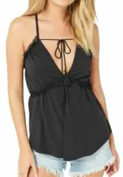Miss Selfridge Mesh Ruffle Tassel Cami Top Size UK 6 DH013 ii 14